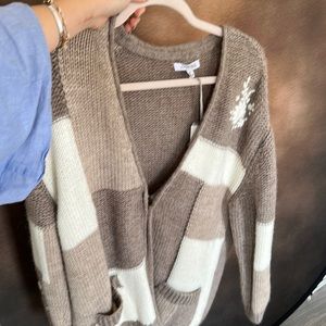 Johnny was wool knit cardigan